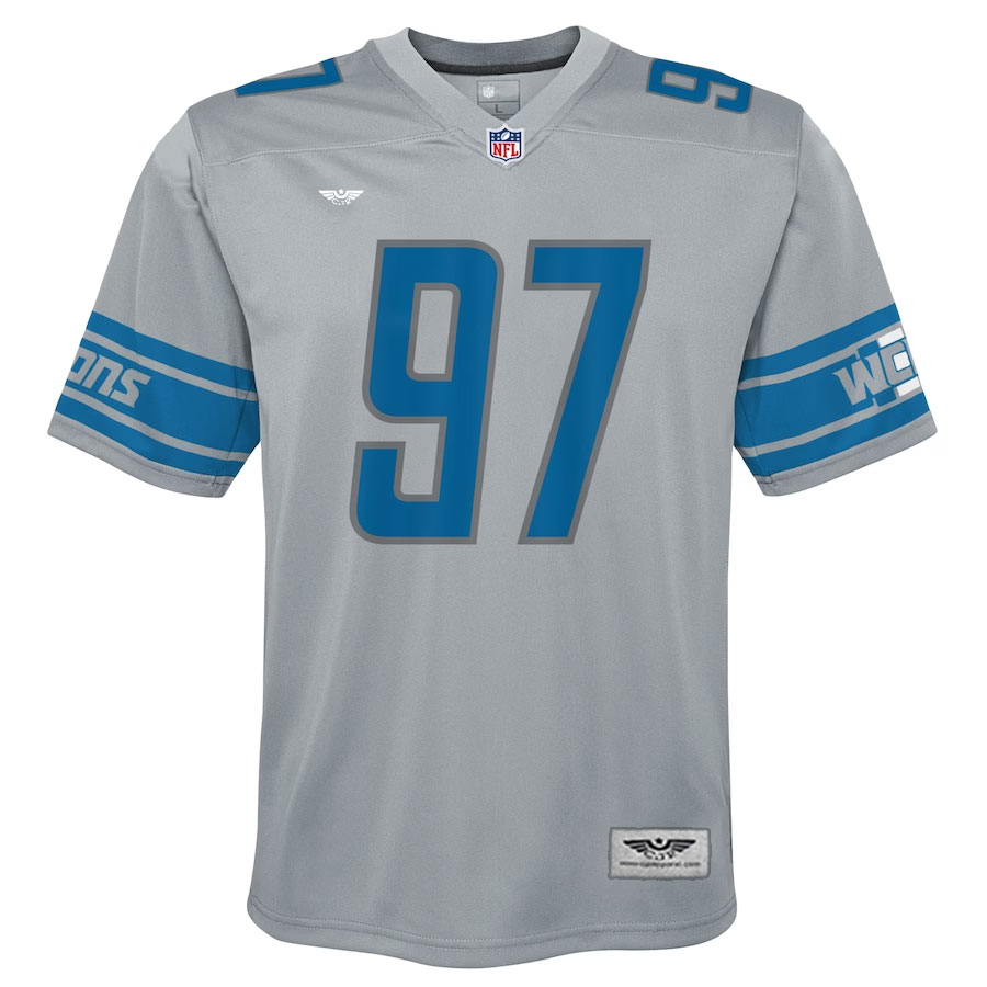 Aidan-Hutchinson-Detroit-Lions-CJP-Apparel-Inverted-Game-Jersey---Silver.Furent-Viwe