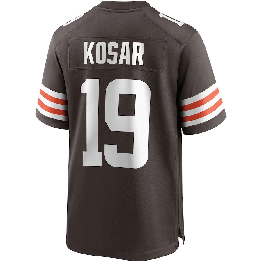 Bernie-Kosar-Cleveland-Browns-CJP-Apparel-Game-Retired-Player-Jersey---Brown.Back-Viwe