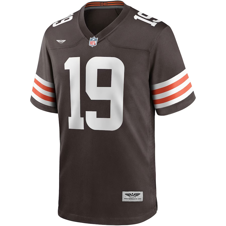 Bernie-Kosar-Cleveland-Browns-CJP-Apparel-Game-Retired-Player-Jersey---Brown.Furent-Viwe