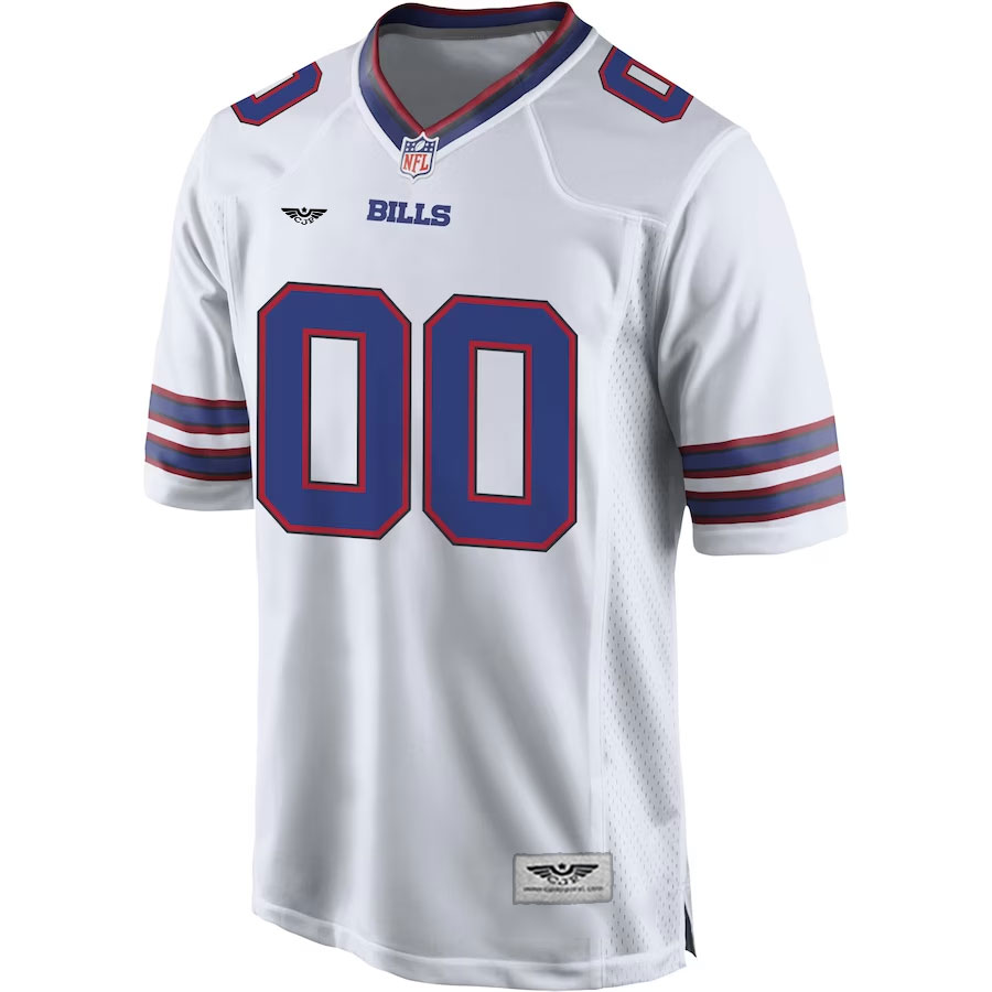 Buffalo-Bills-CJP-Apparel-Custom-Game-Jersey---White.Furent-Viwe