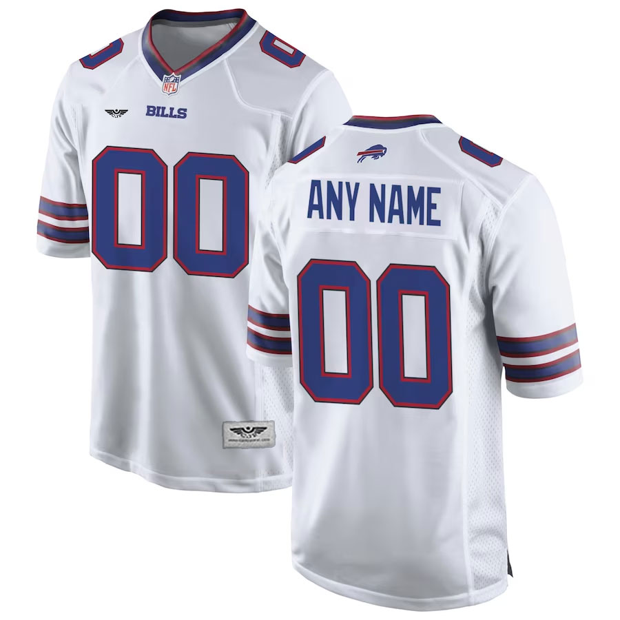 Buffalo-Bills-CJP-Apparel-Custom-Game-Jersey---White