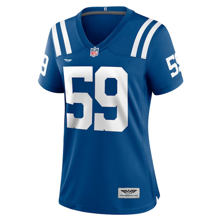 Cameron-McGrone-Indianapolis-Colts-CJP-Apparel-Women's-Team-Game-Jersey---Royal.Furent-Viwe