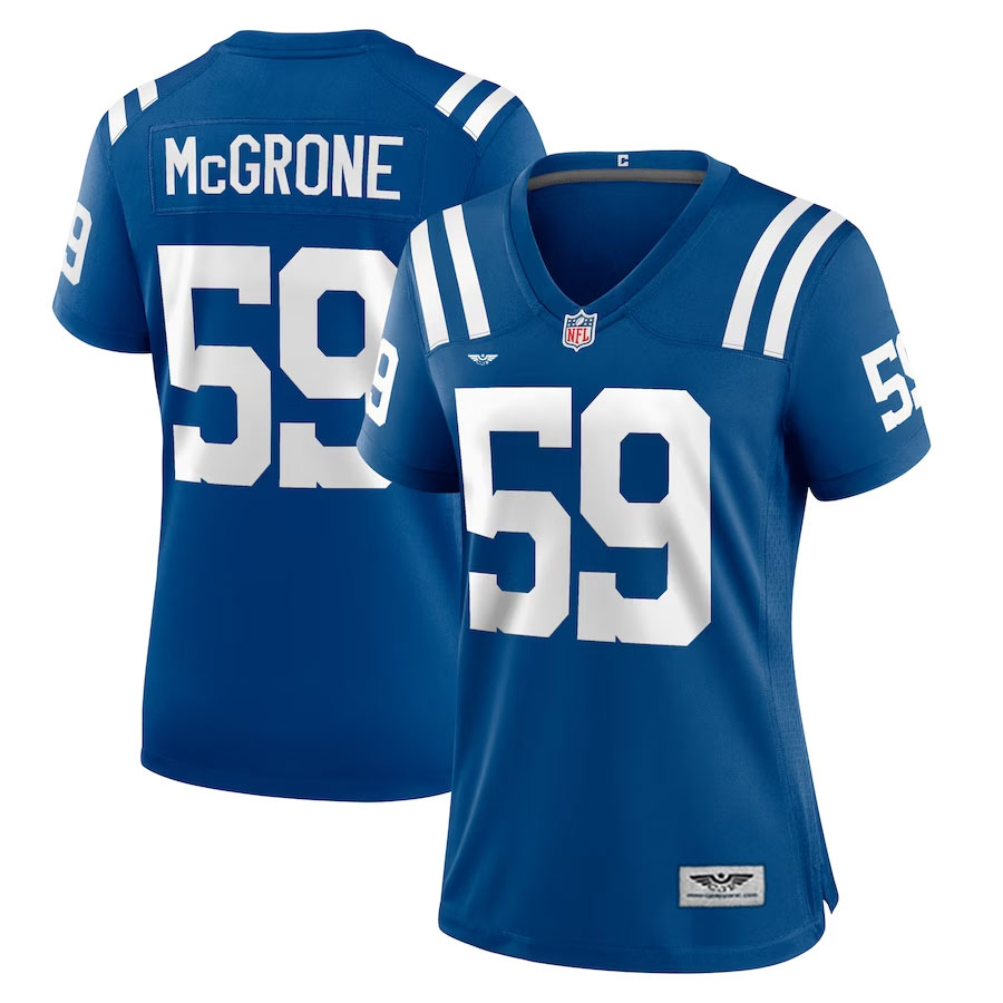 Cameron-McGrone-Indianapolis-Colts-CJP-Apparel-Women's-Team-Game-Jersey---Royal