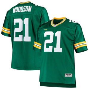Charles Woodson Green Bay Packers CJP Apparel Big & Tall 2010 Retired Player  Jersey - Green