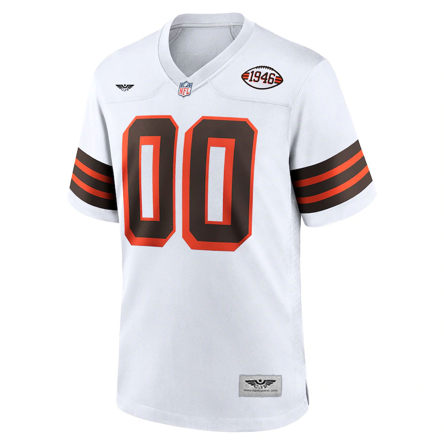 Cleveland-Browns-CJP-Apparel-1946-Collection-Alternate-Custom-Jersey---White.Furent-Viwe