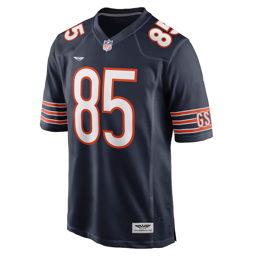 Cole-Kmet-Chicago-Bears-CJP-Apparel-Player-Game-Jersey---Navy.Furent-Viwe