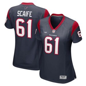 DJ Scaife Jr Houston Texans CJP Apparel Women's Team Game Jersey - Navy