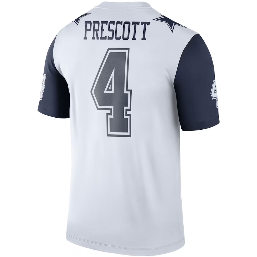 Dak-Prescott-Dallas-Cowboys-CJP-Apparel-Color-Rush-Legend-Player-Jersey---White.Back-Viwe
