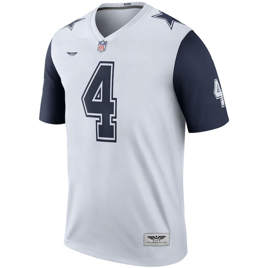 Dak-Prescott-Dallas-Cowboys-CJP-Apparel-Color-Rush-Legend-Player-Jersey---White.Furent-Viwe