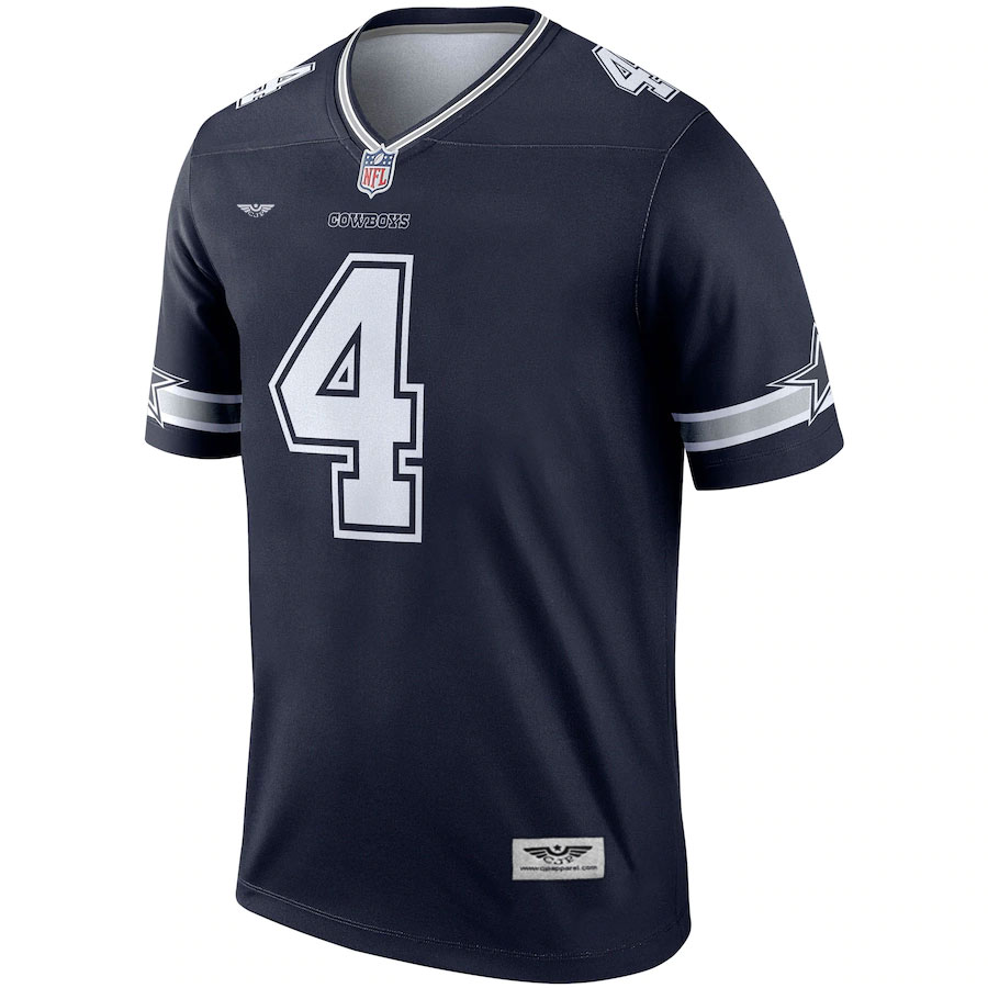 Dak-Prescott-Dallas-Cowboys-CJP-Apparel-Legend-Player-Jersey---Navy.Furent-Viwe