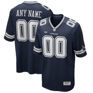 Dallas Cowboys CJP Apparel Custom Game Jersey - Navy