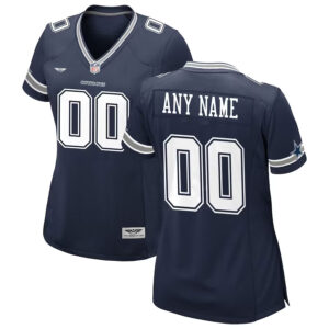 Dallas Cowboys CJP Apparel Women's Custom Game Jersey - Navy
