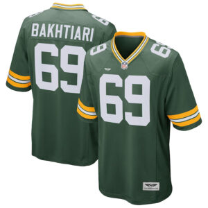 David Bakhtiari Green Bay Packers CJP Apparel Game Player Jersey - Green