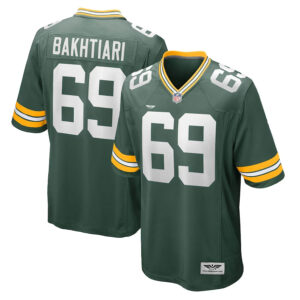 David Bakhtiari Green Bay Packers CJP Apparel Game Team Jersey - Green