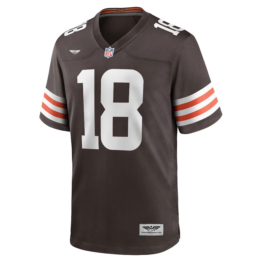 David-Bell-Cleveland-Browns-CJP-Apparel-Game-Jersey---Brown.Furent-Viwe