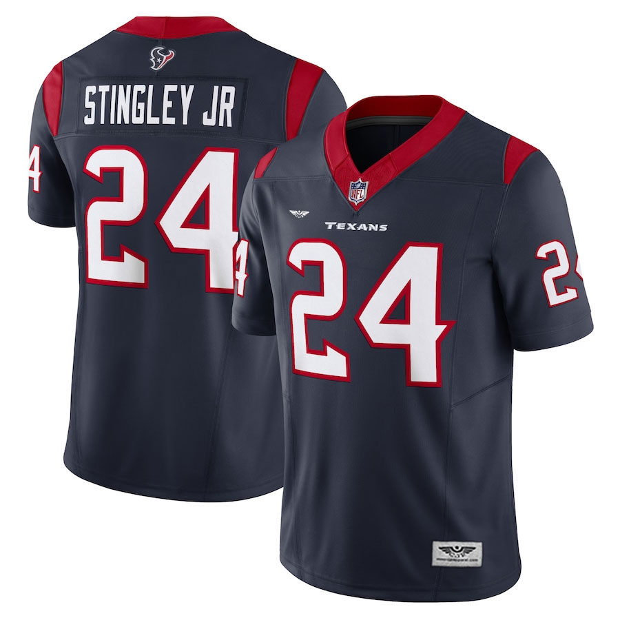 Derek-Stingley-Jr--Houston-Texans-CJP-Apparel-Vapor-F.U.S.E.-Limited-Jersey---Navy