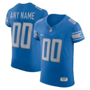 Detroit Lions CJP Apparel Vapor F.U.S.E. Elite Custom Jersey - Blue