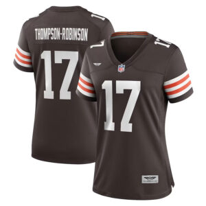 Dorian Thompson-Robinson Cleveland Browns CJP Apparel Women's Team Game Jersey - Brown