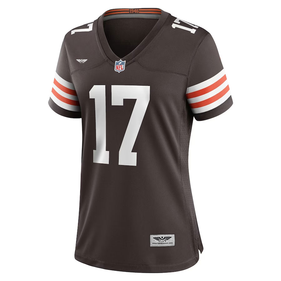 Dorian-Thompson-Robinson-Cleveland-Browns-CJP-Apparel-Women's-Team-Game-Jersey---Brown.Furent-Viwe