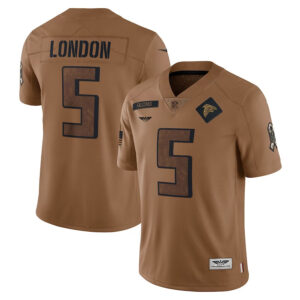 Drake London Atlanta Falcons CJP Apparel 2023 Salute To Service Limited Jersey - Brown