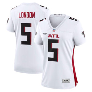 Drake London Atlanta Falcons CJP Apparel Women's Away Game Player Jersey - White