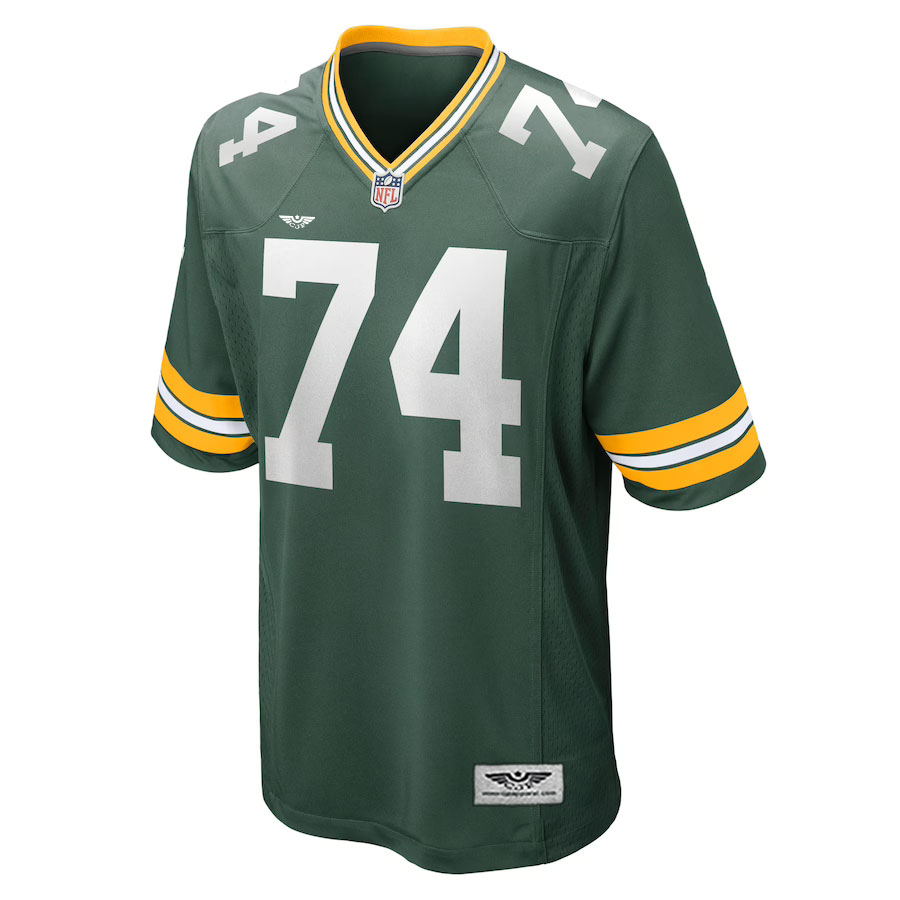 Elgton-Jenkins-Green-Bay-Packers-CJP-Apparel-Game-Jersey---Green.Furent-Viwe