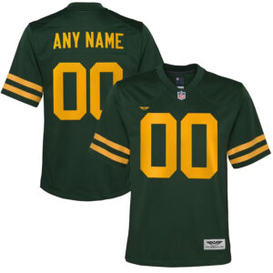 Green Bay Packers  CJP Apparel Alternate Custom Jersey - Green