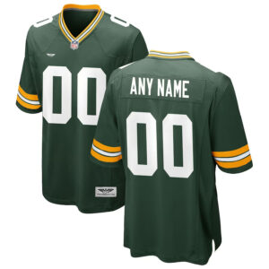 Green Bay Packers  CJP Apparel Alternate Custom Jersey - Green