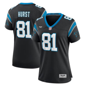Hayden Hurst Carolina Panthers CJP Apparel Women's Team Game Jersey - Black