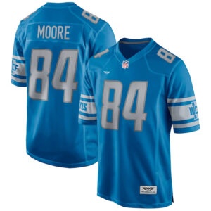 Herman Moore Detroit Lions CJP Apparel Game Retired Player Jersey - Blue