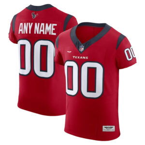 Houston Texans CJP Apparel Alternate Vapor F.U.S.E. Elite Custom Jersey - Red