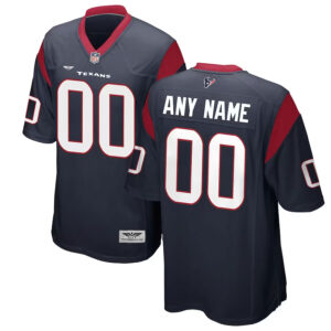 Houston Texans CJP Apparel Custom Game Jersey - Navy