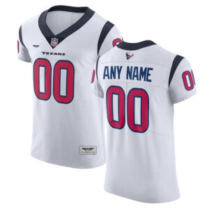 Houston Texans CJP Apparel Vapor Untouchable Custom Elite Jersey - White