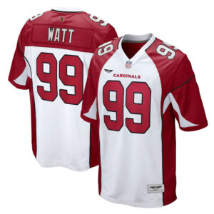 J.J. Watt Arizona Cardinals CJP Apparel Game Jersey - White