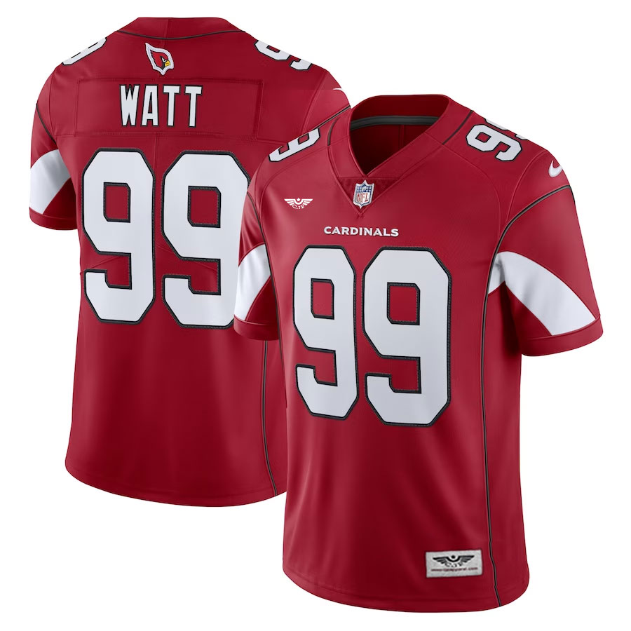 J J-Watt-Arizona-Cardinals-CJP-Apparel-Vapor-Limited-Jersey---Cardinal
