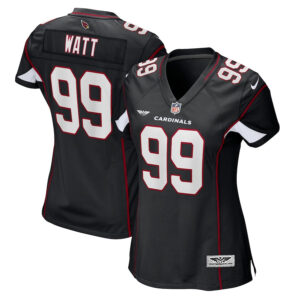 J.J. Watt Arizona Cardinals  CJP Apparel Women's Alternate Game Jersey - Black