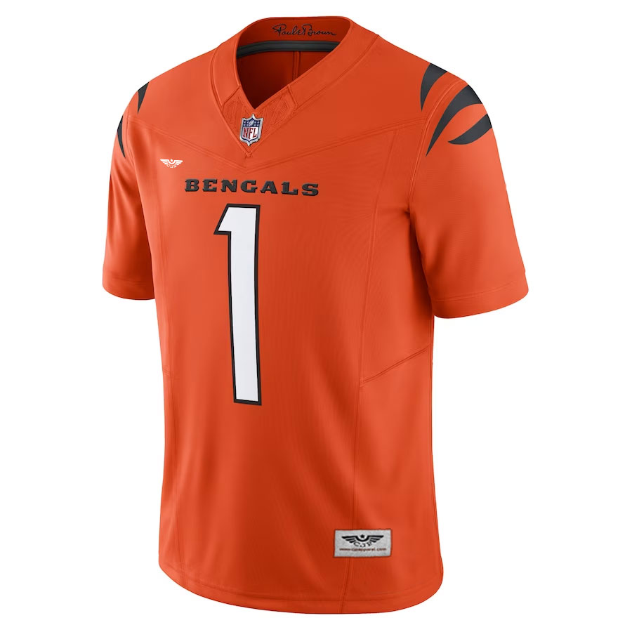 Ja'Marr-Chase-Cincinnati-Bengals-CJP-Apparel-Vapor-F.U.S.E.Furent-Viwe