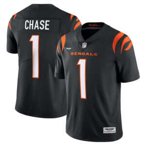 Ja'Marr Chase Cincinnati Bengals  CJP Apparel Vapor Untouchable Limited Jersey - Black