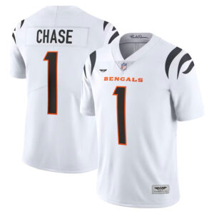 Ja'Marr Chase Cincinnati Bengals  CJP Apparel Vapor Untouchable Limited Jersey - White