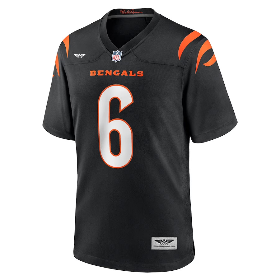 Jake-Browning-Cincinnati-Bengals-CJP-Apparel-Game-Jersey---Black.Furent-Viwe