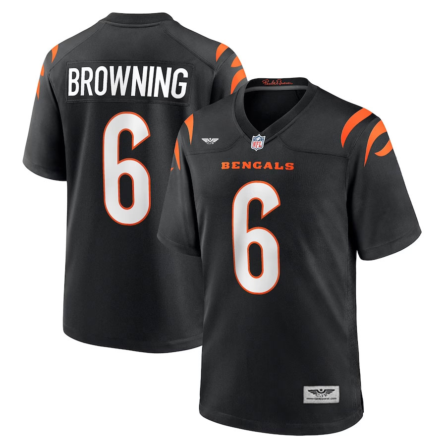 Jake-Browning-Cincinnati-Bengals-CJP-Apparel-Game-Jersey---Black
