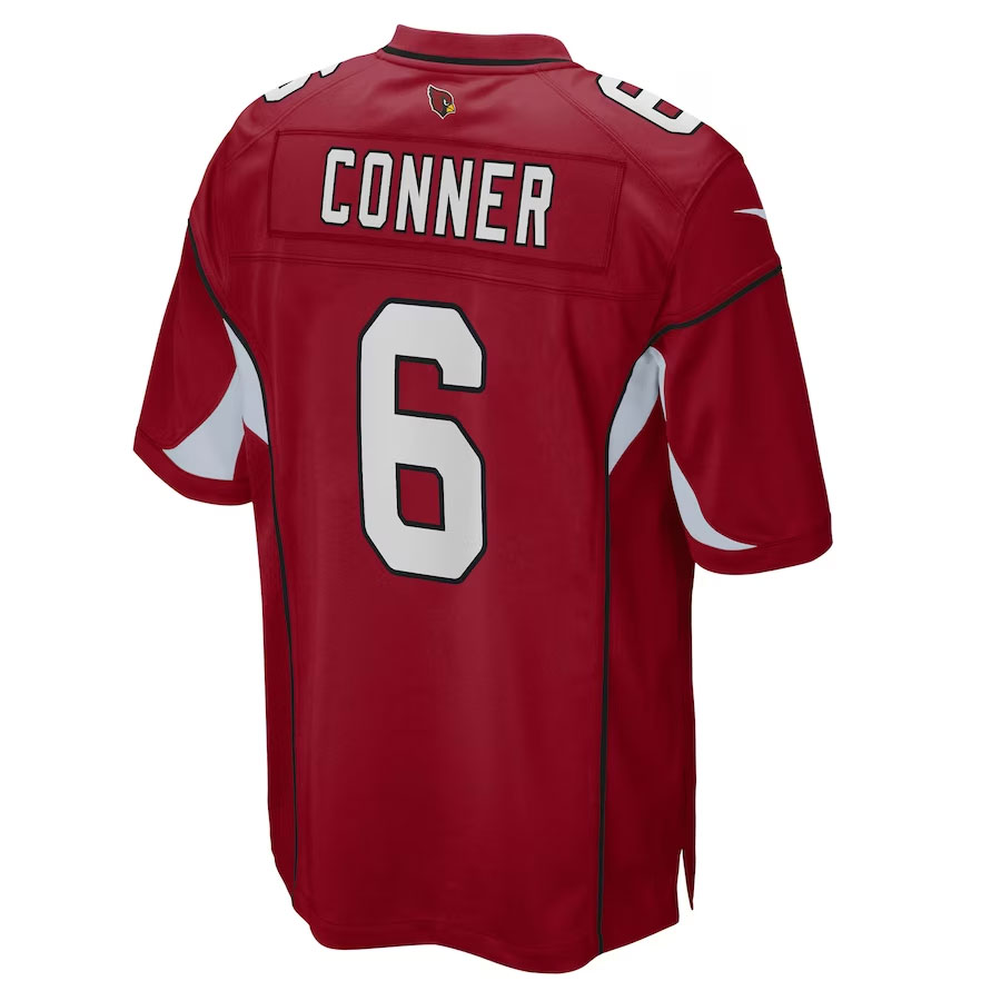 James-Conner-Arizona-Cardinals-CJP-Apparel-Game-Jersey---Cardinal-Back-Viwe