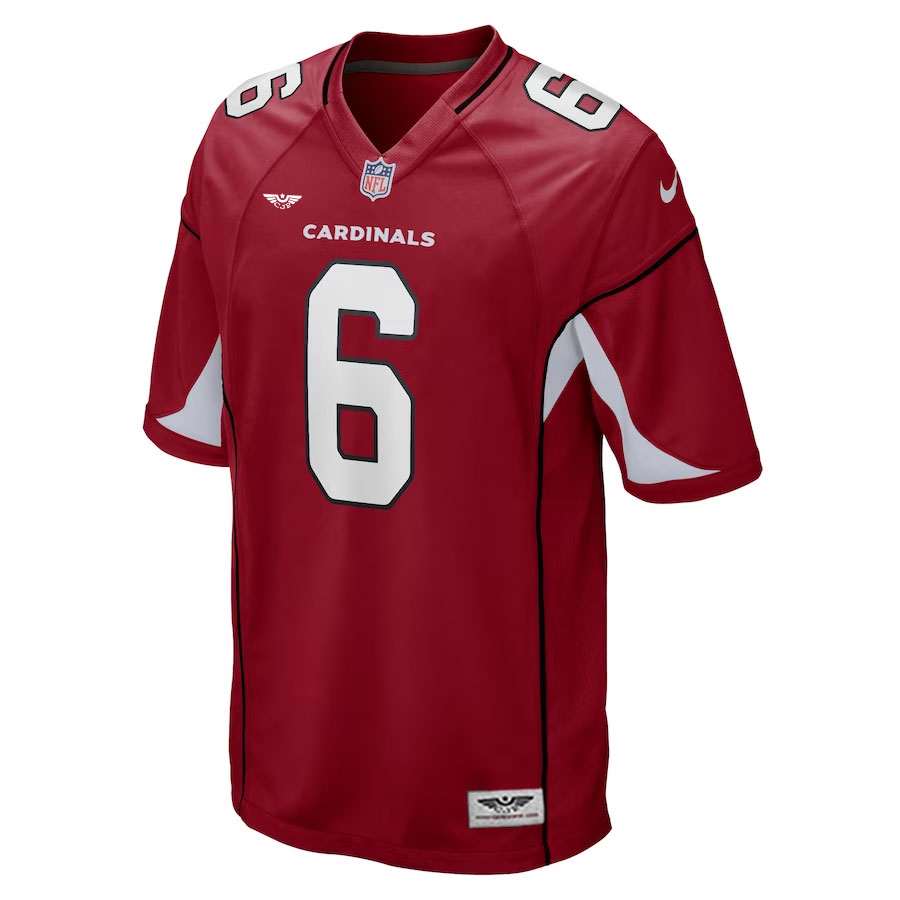 James-Conner-Arizona-Cardinals-CJP-Apparel-Game-Jersey---Cardinal-Furent-Viwe
