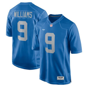Jameson Williams Detroit Lions CJP Apparel Alternate Player Game Jersey - Blue