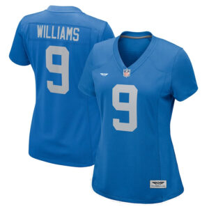 Jameson Williams Detroit Lions CJP Apparel Women's Player Game Jersey - Blue