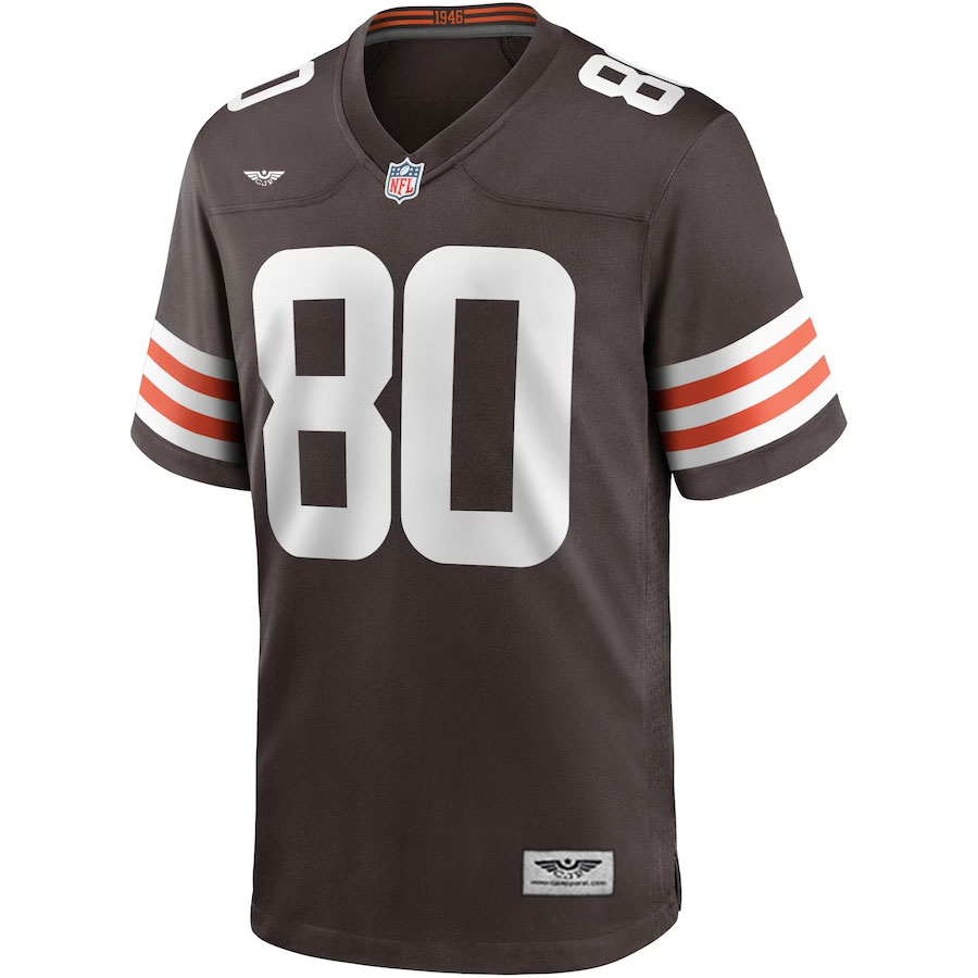 Jarvis-Landry-Cleveland-Browns-CJP-Apparel-Game-Player-Jersey---Brown.Furent-Viwe