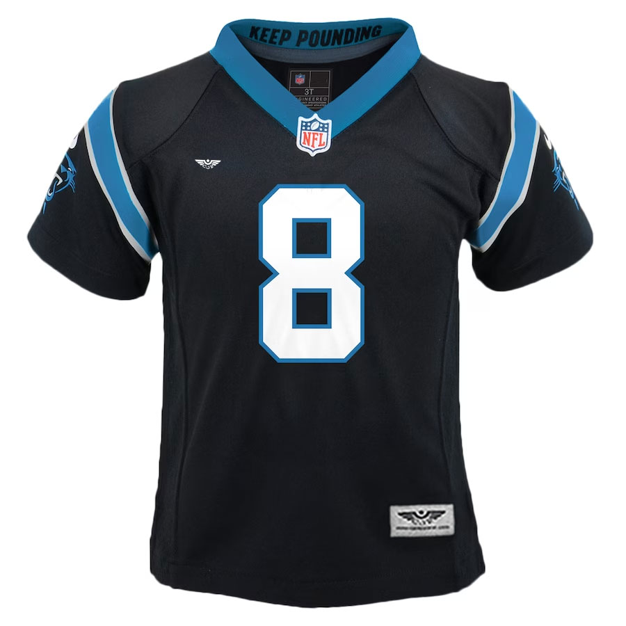 Jaycee-Horn-Carolina-Panthers-CJP-Apparel-Game-Jersey---Black.Furent-Viwe