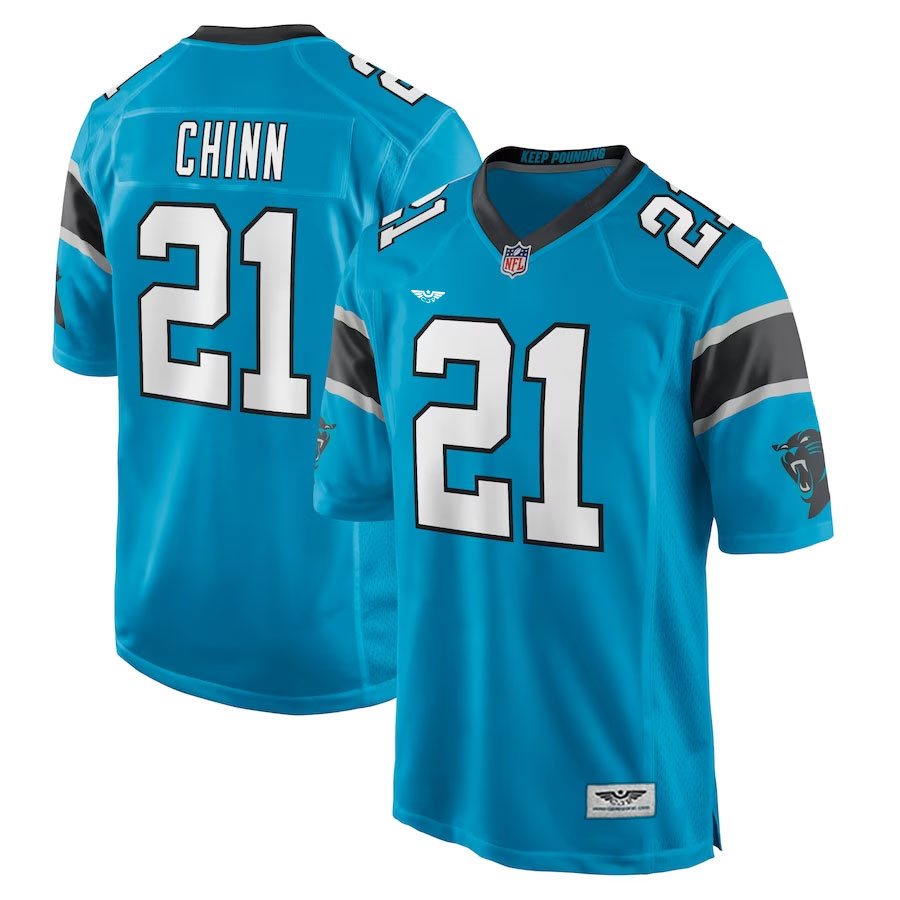 Jeremy-Chinn-Carolina-Panthers-CJP-Apparel-Game-Jersey---Blue