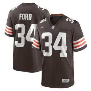 Jerome Ford Cleveland Browns CJP Apparel Game Player Jersey - Brown