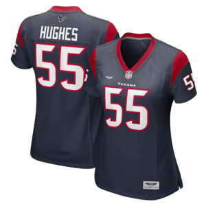 Jerry Hughes Houston Texans CJP Apparel Women's Game Player Jersey - Navy